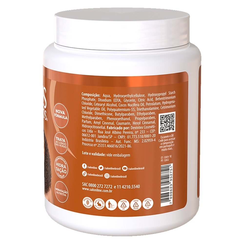 Creme Para Pentear Salon Line SOS Coco 1kg