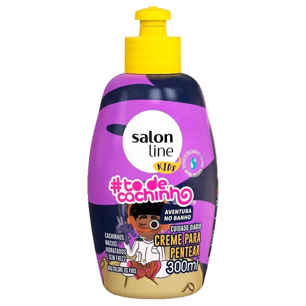 Creme Para Pentear Salon Line Molinha Kids To De Cachos 300ml