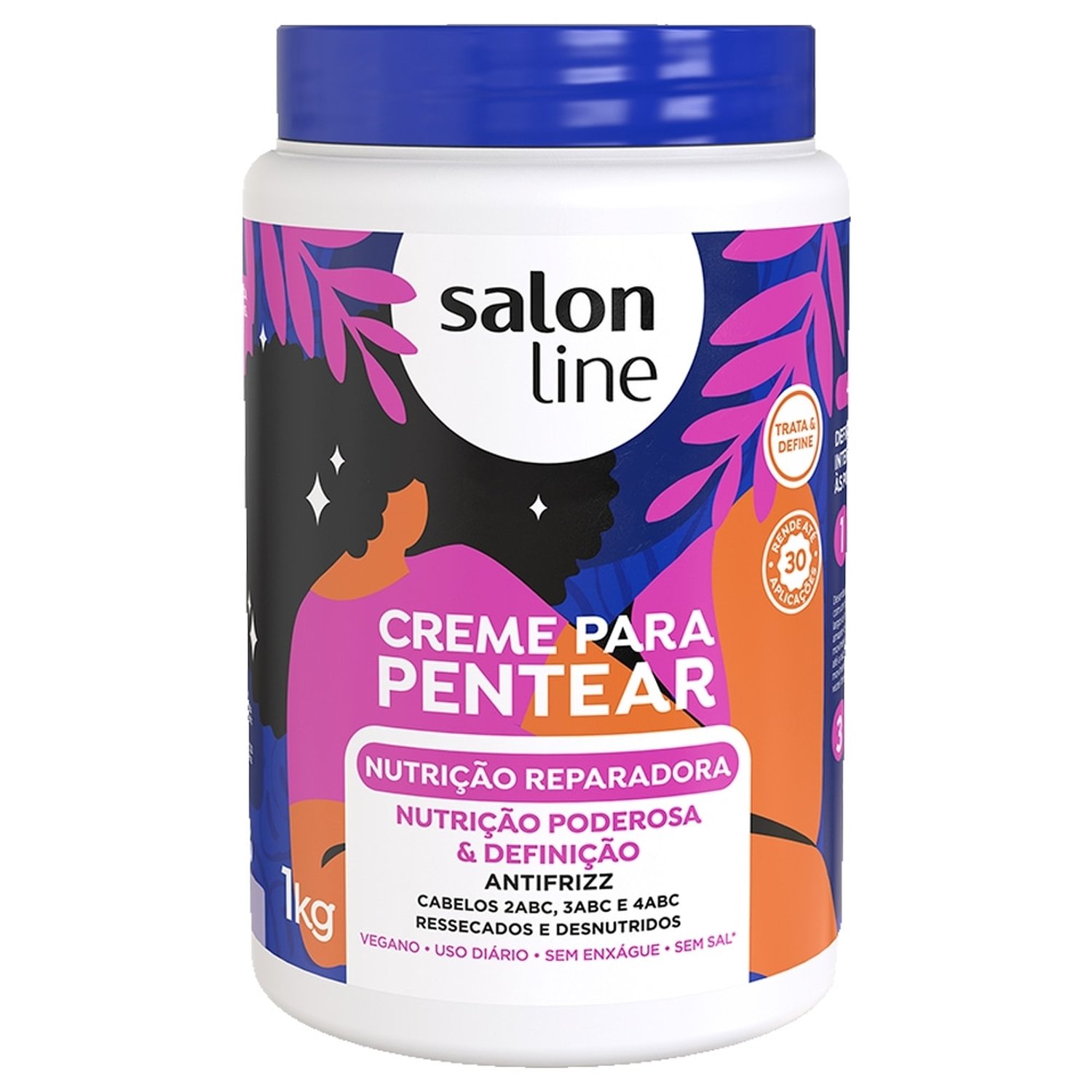 Creme para Pentear Salon Line Nutrição Reparadora 1Kg