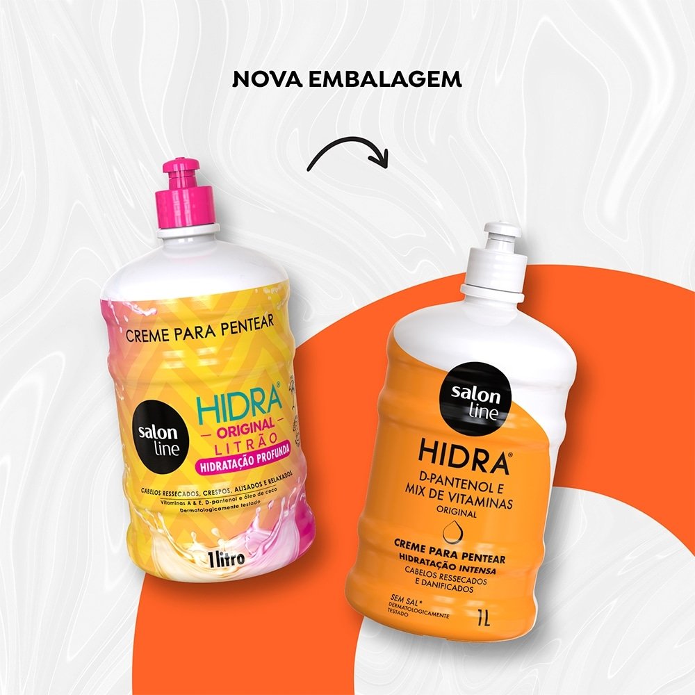 Creme para Pentear Salon Line Hidra 1 Litro