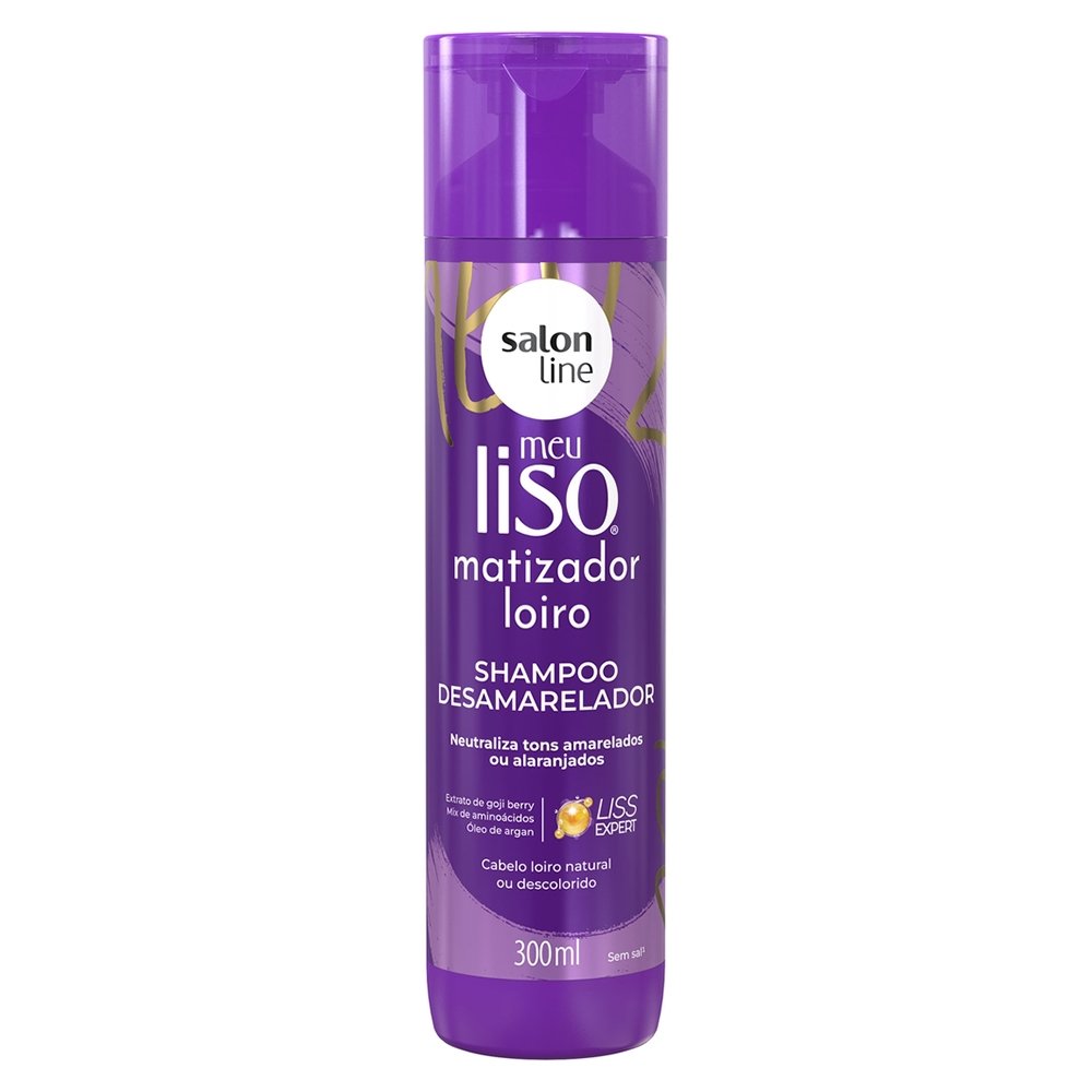 Shampoo Salon Line Meu Liso Matizador 300ml