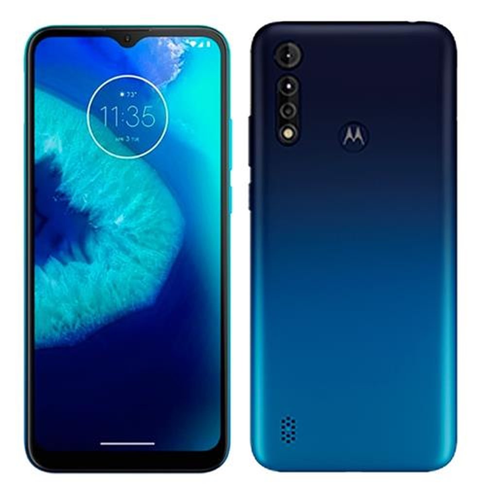 Smartphone Motorola G8 Power Lite Azul,Tela 6.5", 4G+Wi-Fi, Android,Câm Traseira 16+2+2MP e Frontal 8MP, 64GB