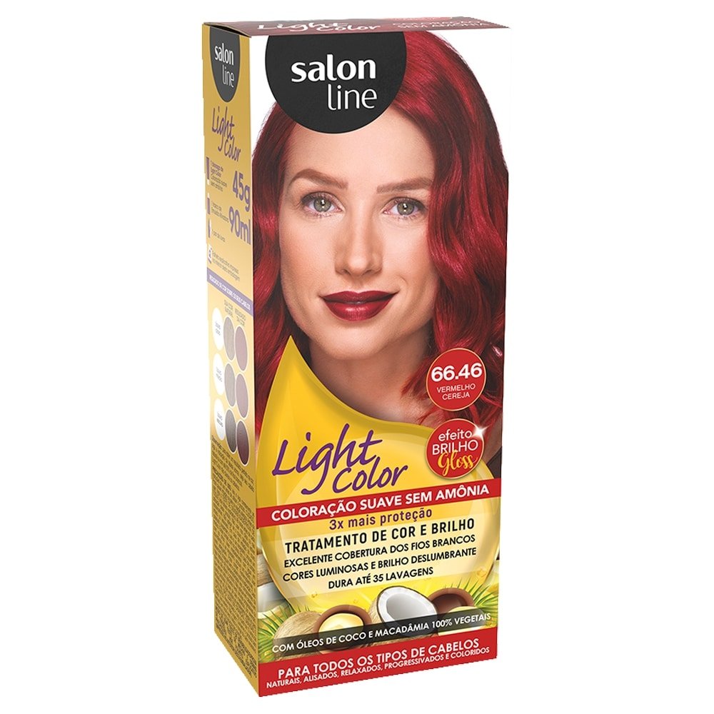 Tintura Salon Line Light Color 66.46 Vermelho Cereja