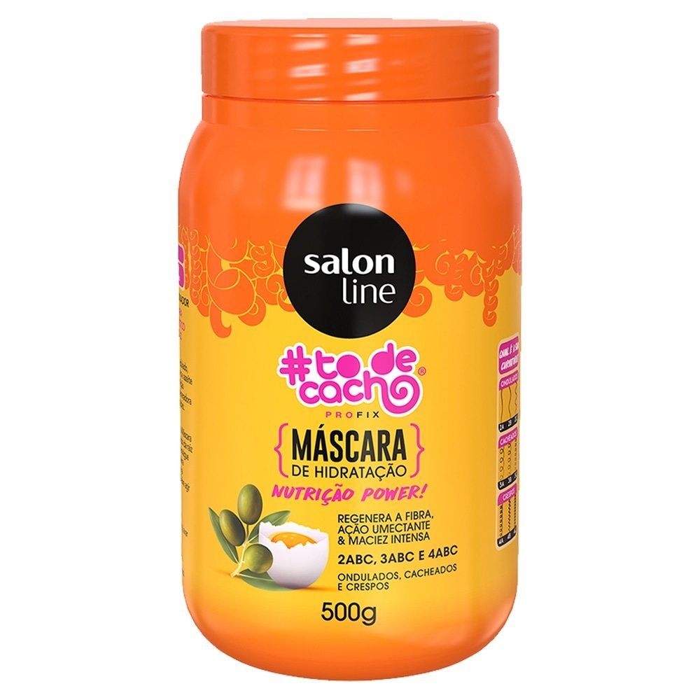Máscara Hidratação Salon Line Nutrição Power To De Cachos 500g