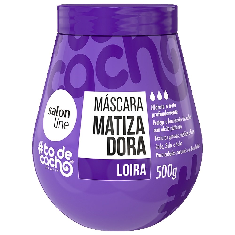 Creme Hidratacao Maionese Light Capilar Salon Line Matizadora To De Cachos 500g