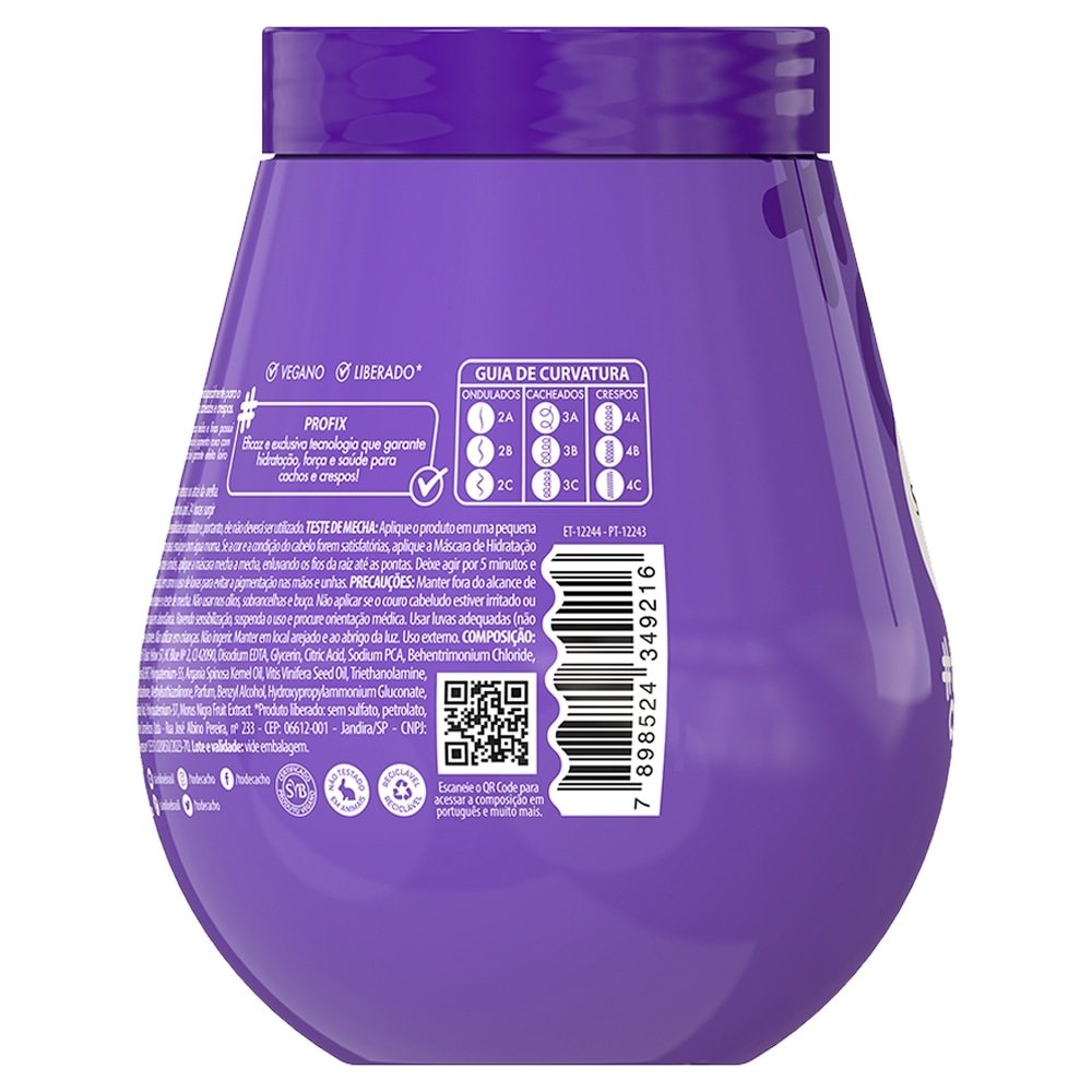 Creme Hidratacao Maionese Light Capilar Salon Line Matizadora To De Cachos 500g
