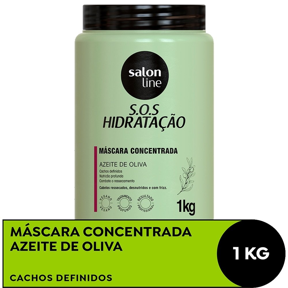 Creme Hidratação Mascara Salon Line Ultra Cachos Nível 3 Tô Podendo 1Kg
