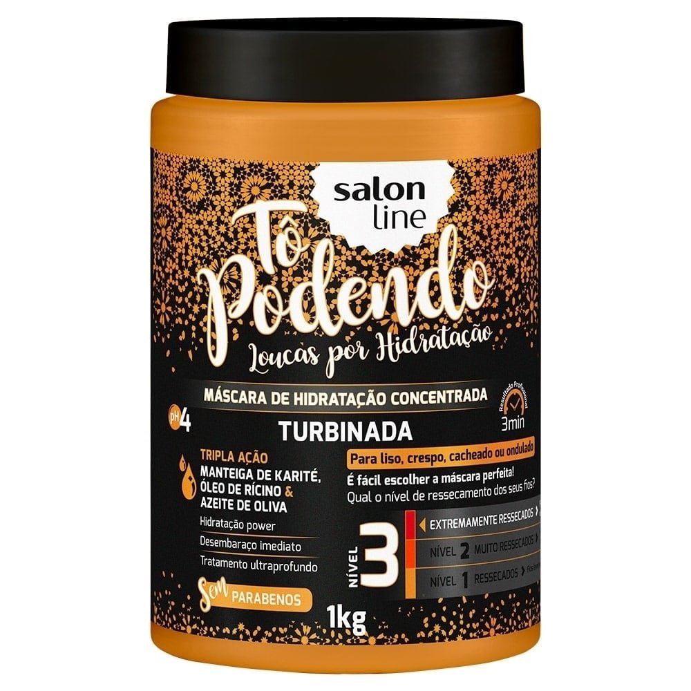 Mascara Sos Hidratacao Turbinada Salon Line 1kg
