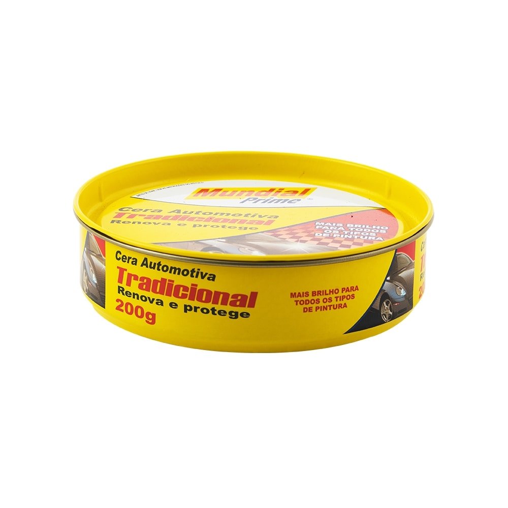 Cera Limpadora Automotiva Mundial Prime 200g