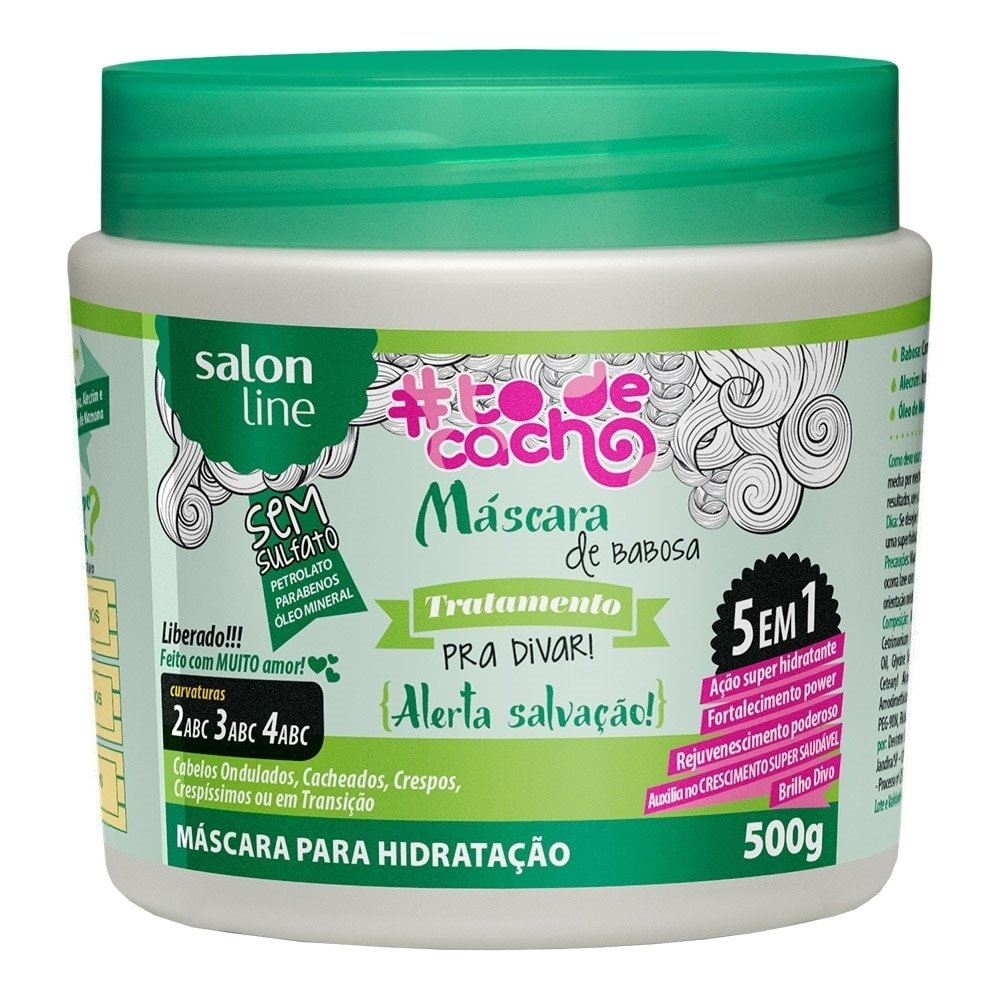 Mascara Tratamento #todecacho Babosa Salon Line 500g