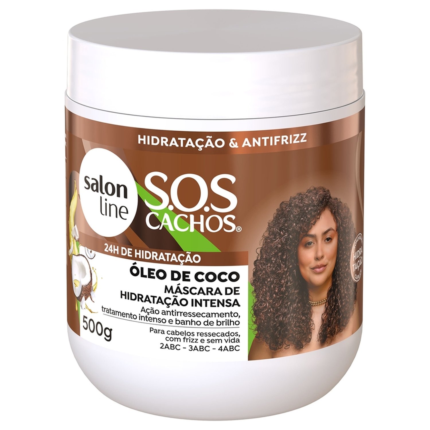 Mascara Hidratacao Salon Line SOS Coco 500g