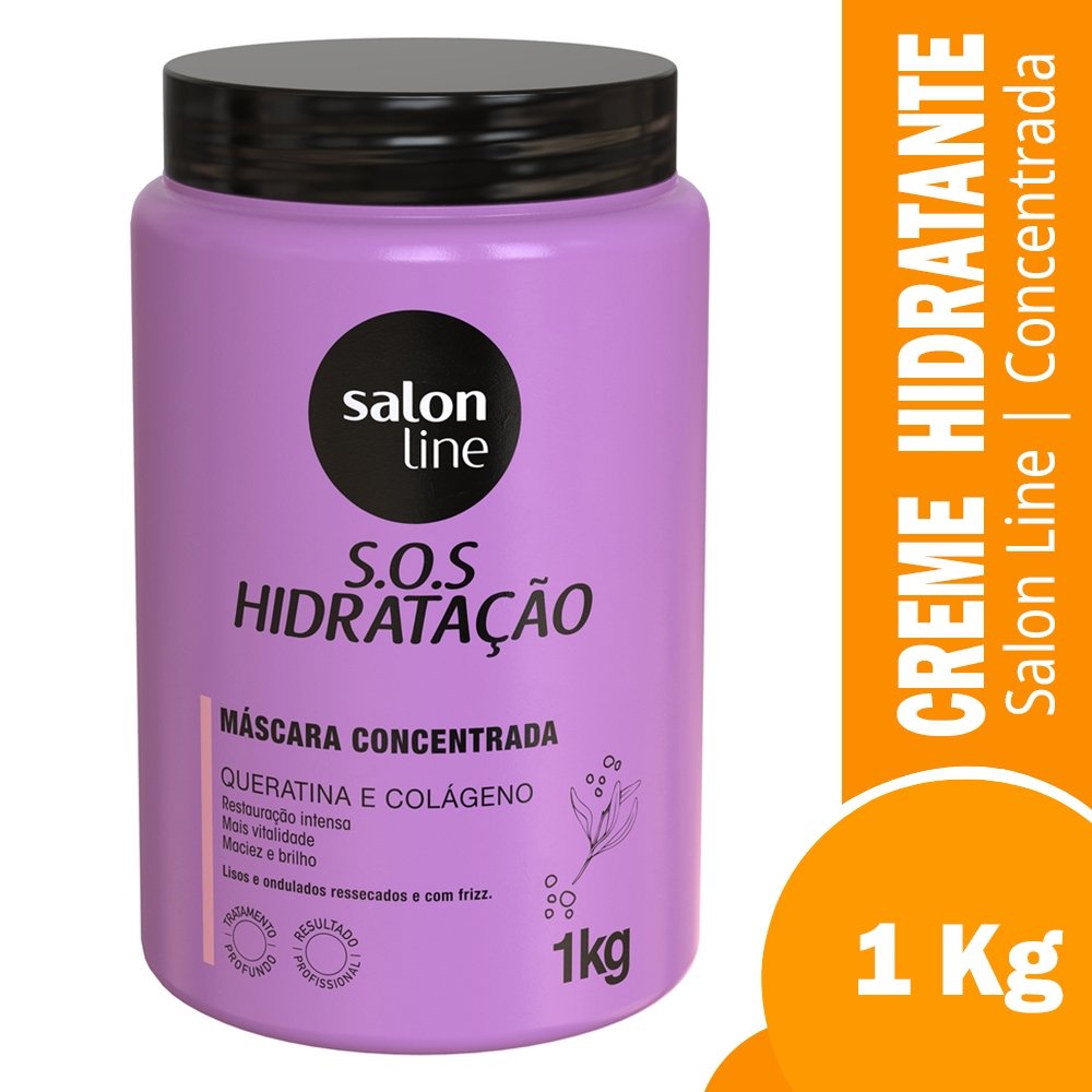 Creme Hidratação Mascara Salon Line Bio-Reconstrução Fortalecedora Nv3 Tô Podendo 1Kg