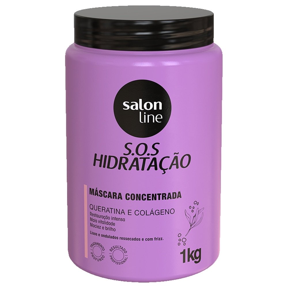 Creme Hidratação Mascara Salon Line Bio-Reconstrução Fortalecedora Nv3 Tô Podendo 1Kg
