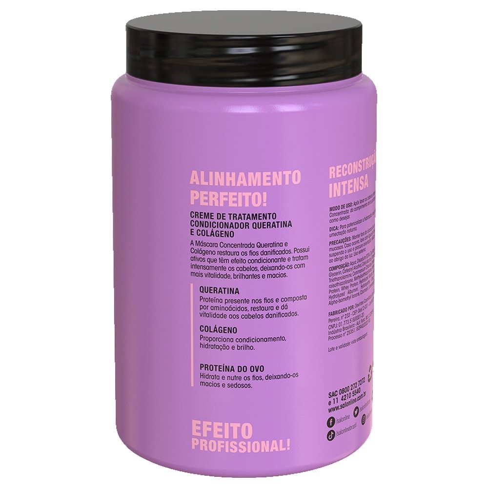 Creme Hidratação Mascara Salon Line Bio-Reconstrução Fortalecedora Nv3 Tô Podendo 1Kg