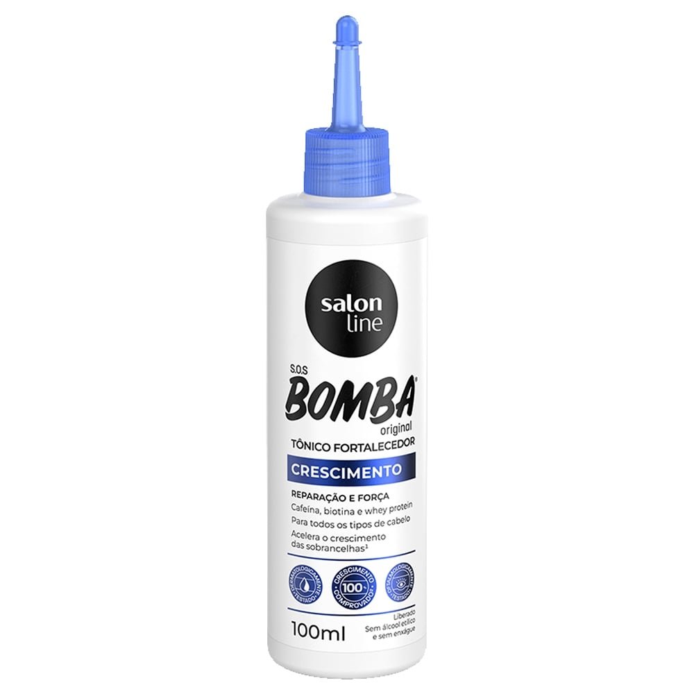 Creme para Pentear Salon Line S.O.S. Bomba Tônico Fortalecedor Crescimento Acelerado 100ml