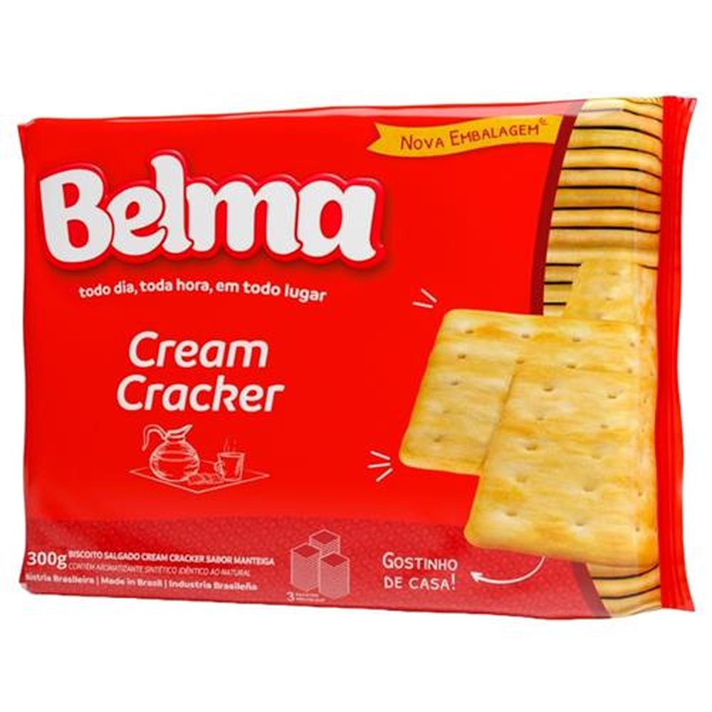 Biscoito Belma Cream Cracker 300g