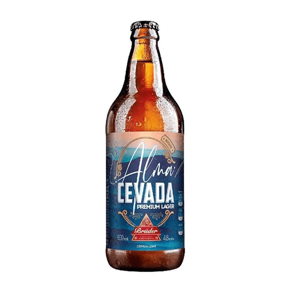 Cerveja Alma Cevada Bruder 600Ml | Fardo Com 15