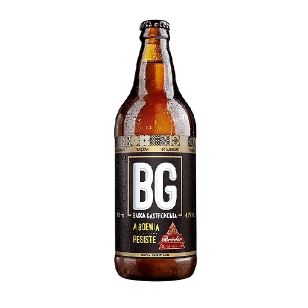 Cerveja Baixa Gastronomia Bruder 600ml | Fardo Com 15