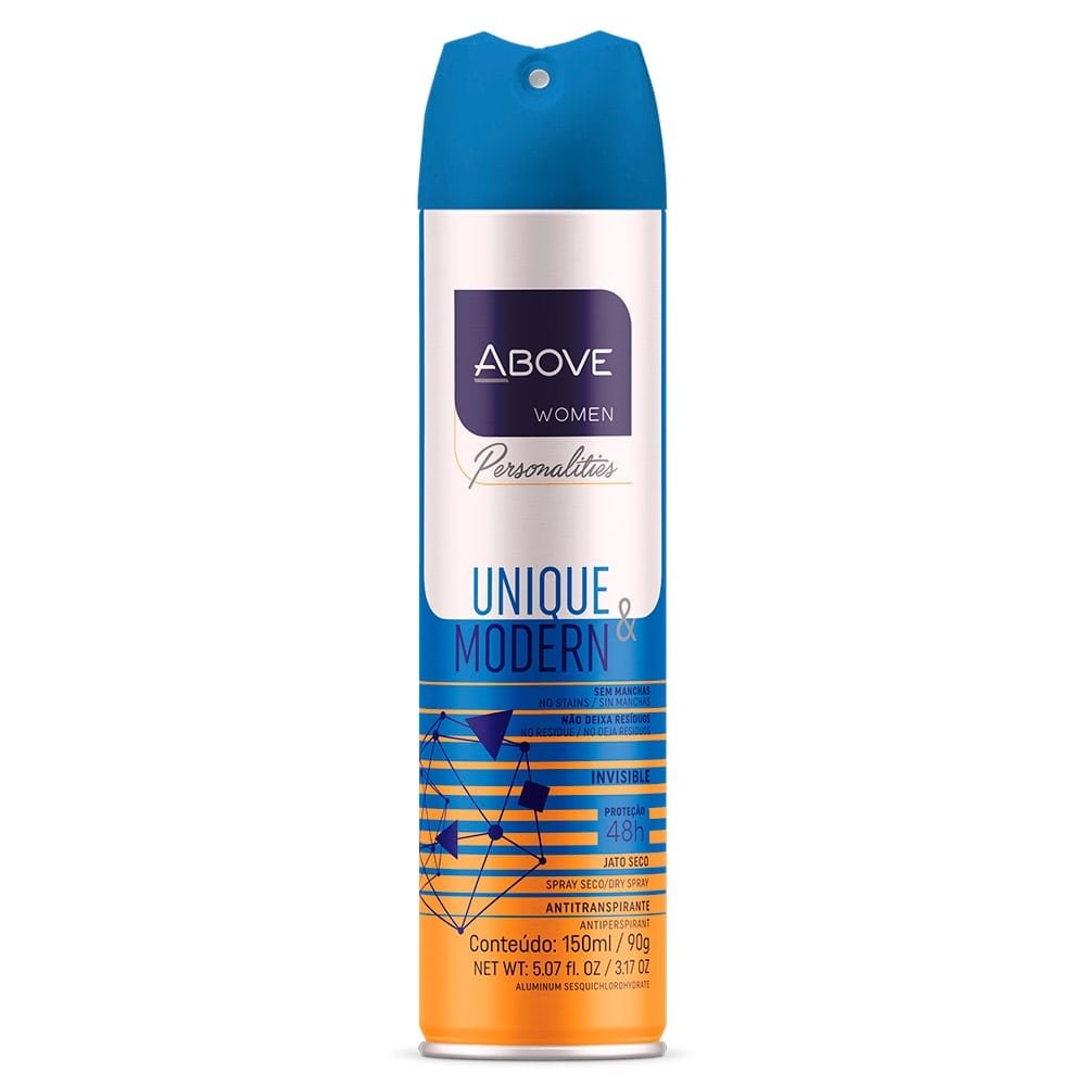 Desodorante Above Aerossol Women Person Unique & Modern 150ml