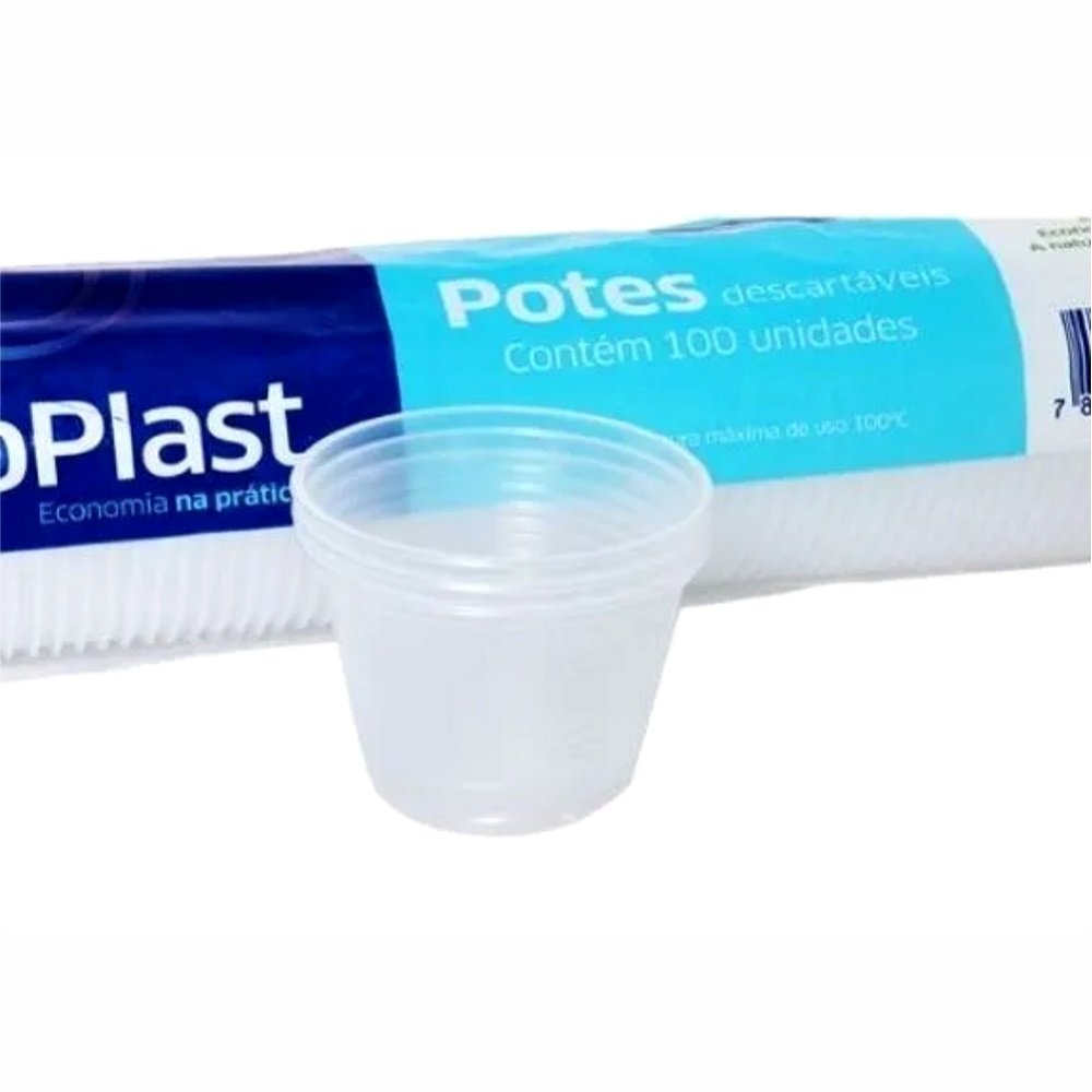 Pote Copoplast Descartavel Sem Tampa 300Ml C/50