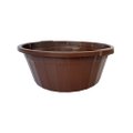 Bacia Plastica Redonda 18L Canelada 43Cm