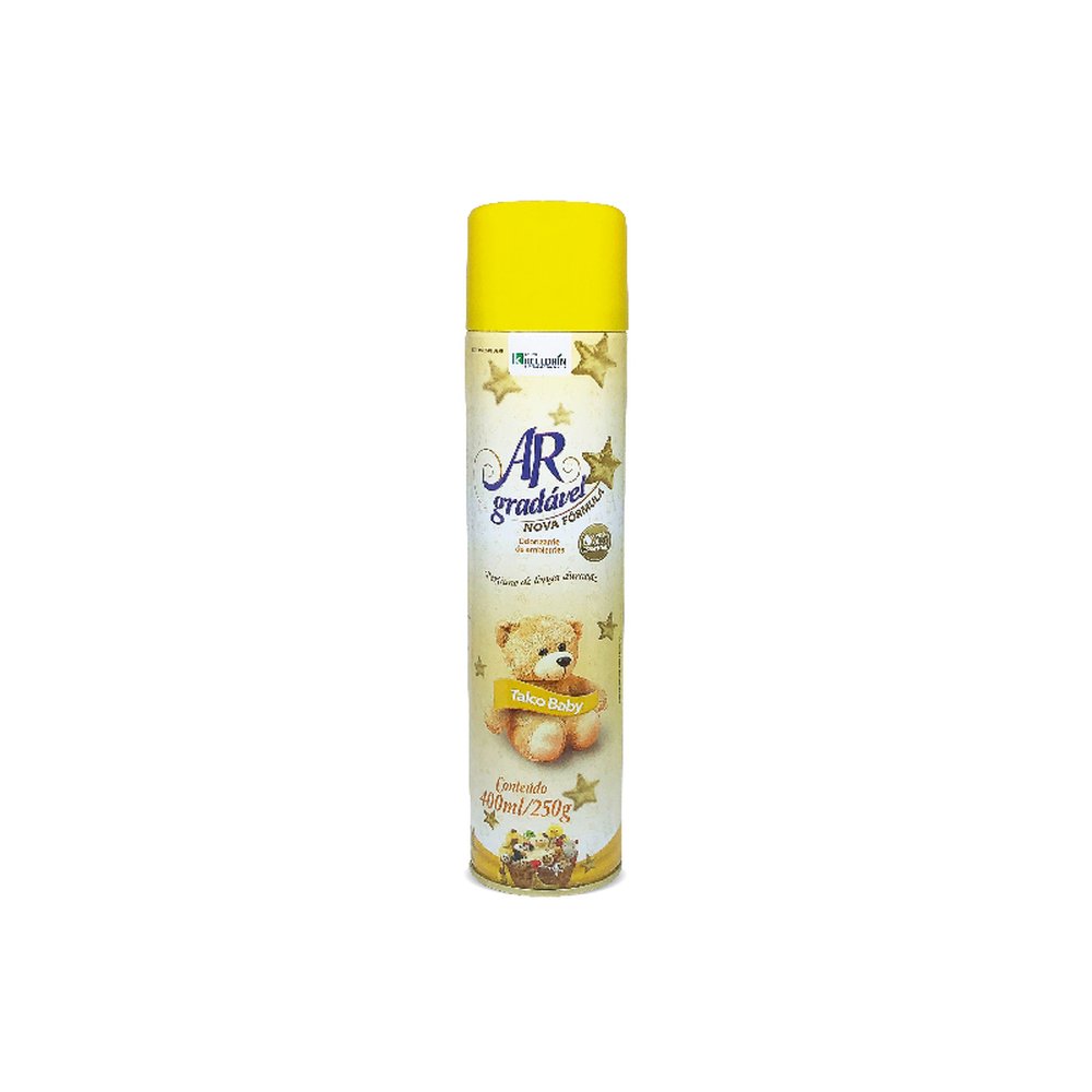 Ar Gradável Aerossol ¿ Odorizador Talco Baby 400Ml | Caixa C/ 12 Unidades