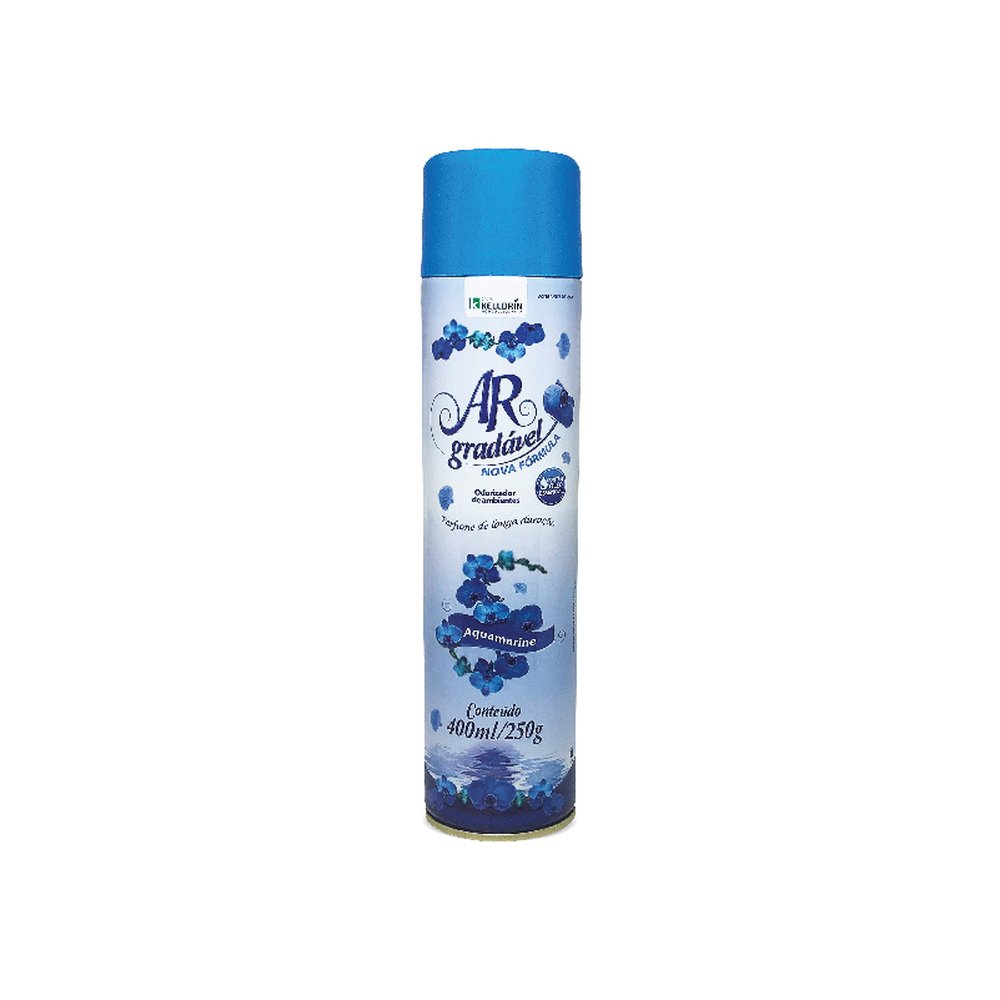 Ar Gradável Aerossol ¿ Odorizador Aquamarine 400Ml | Caixa C/ 12 Unidades