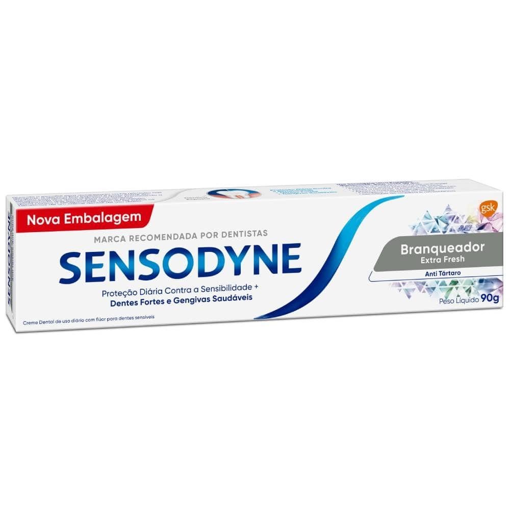 Creme Dental Sensodyne Branqueador Extra Fresh 90g