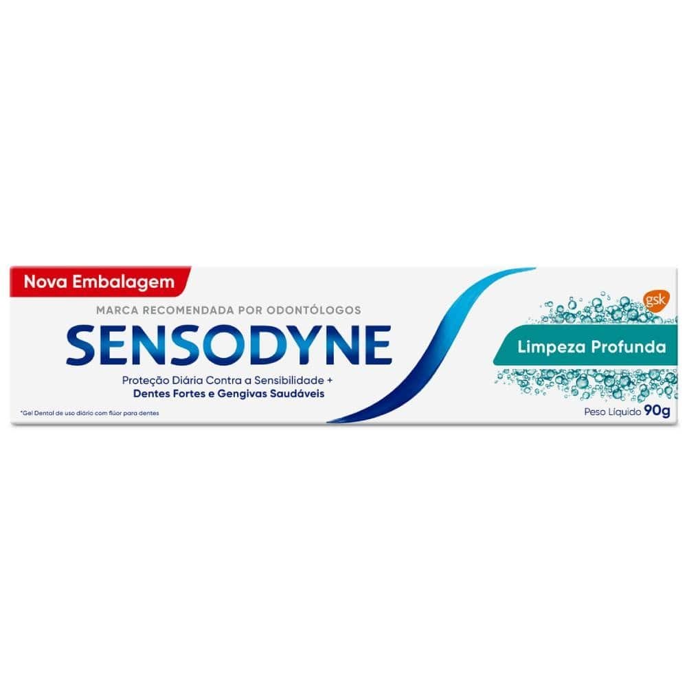 Creme Dental Sensodyne Limpeza Profunda 90g