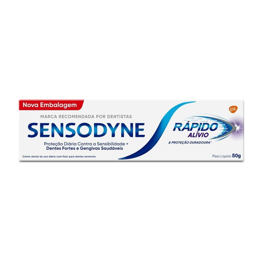 Creme Dental Sensodyne Rápido Alívio 50g
