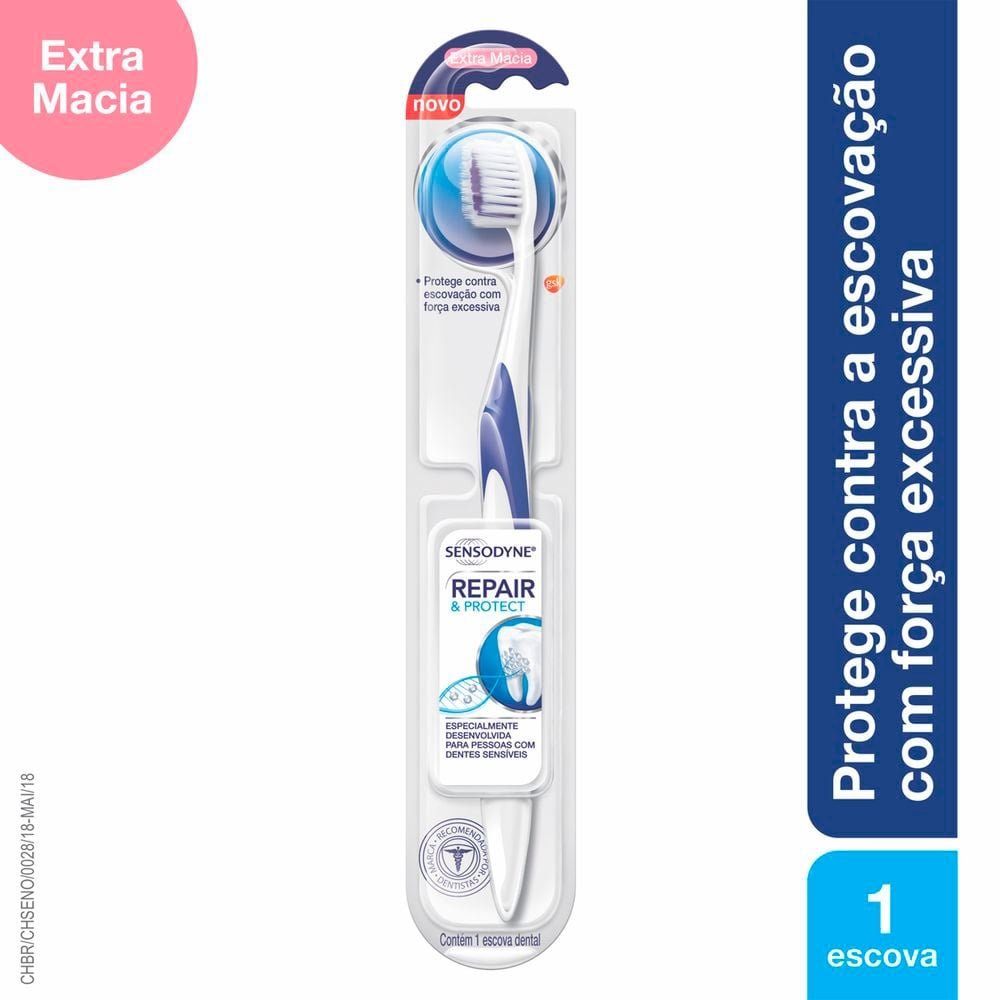 Escova Sensodyne Repair & Protect Extra Macia