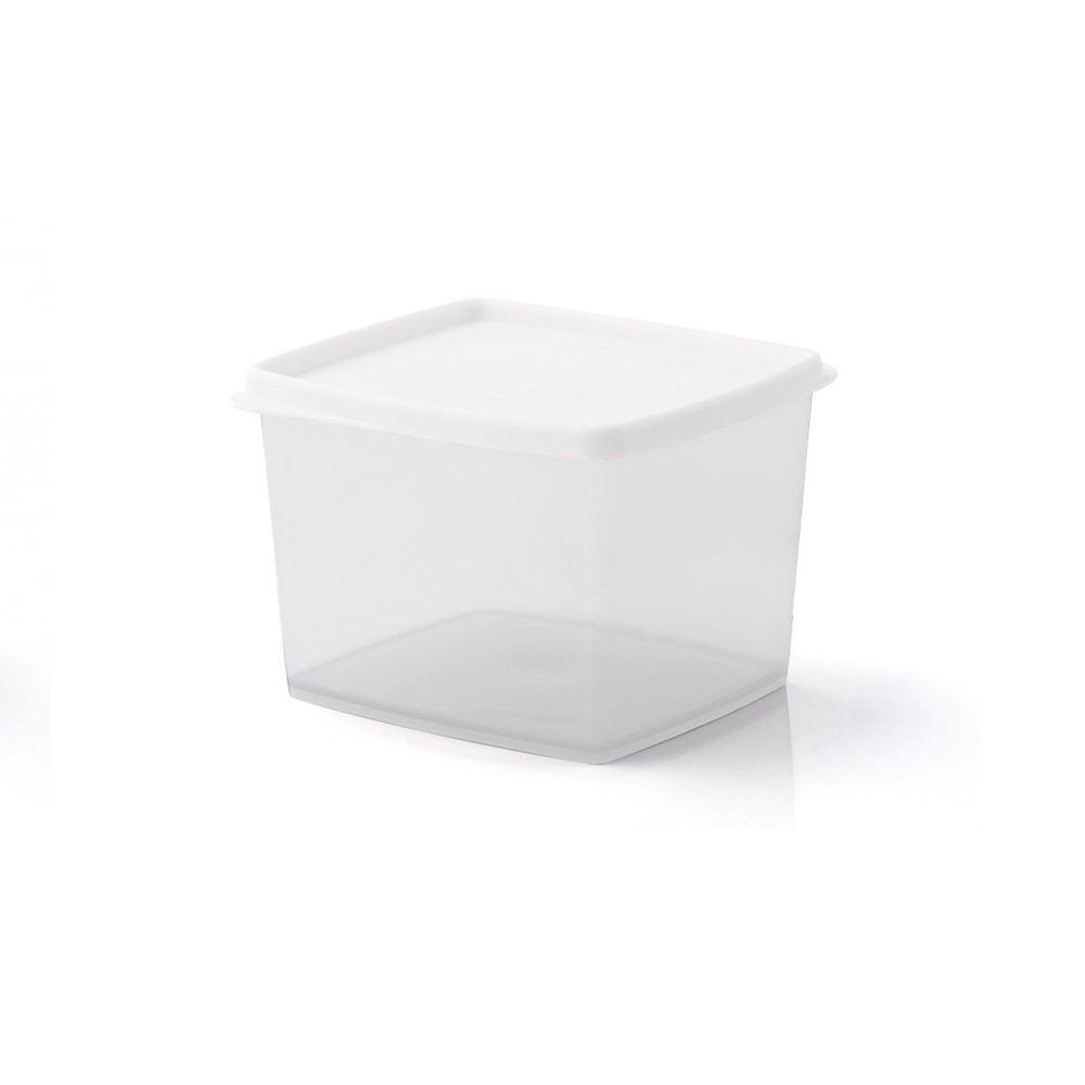 Pote Plástico 800mL Quadrado Alto Biovita Plasvale