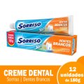Creme Dental Sorriso Dentes Brancos 180g Embalagem com 12 Unidades