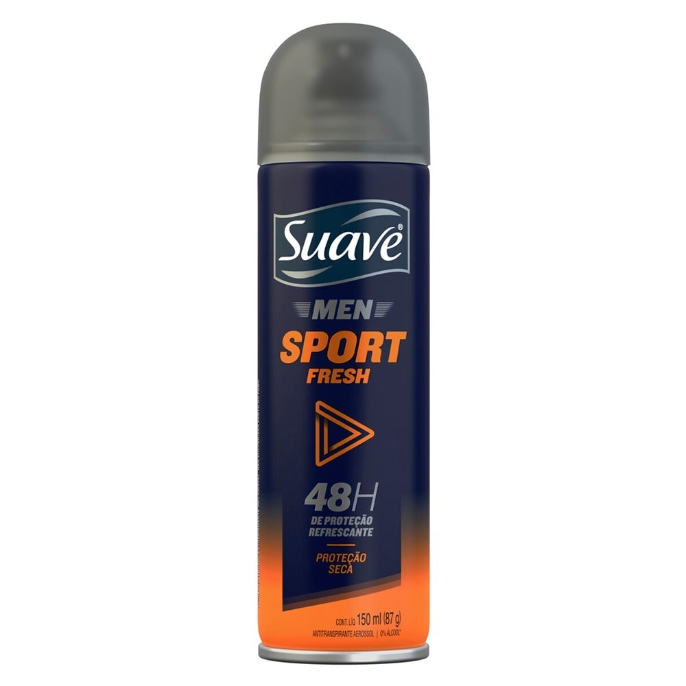 Desodorante Suave Aerosol Men Sport Fresh 150ml