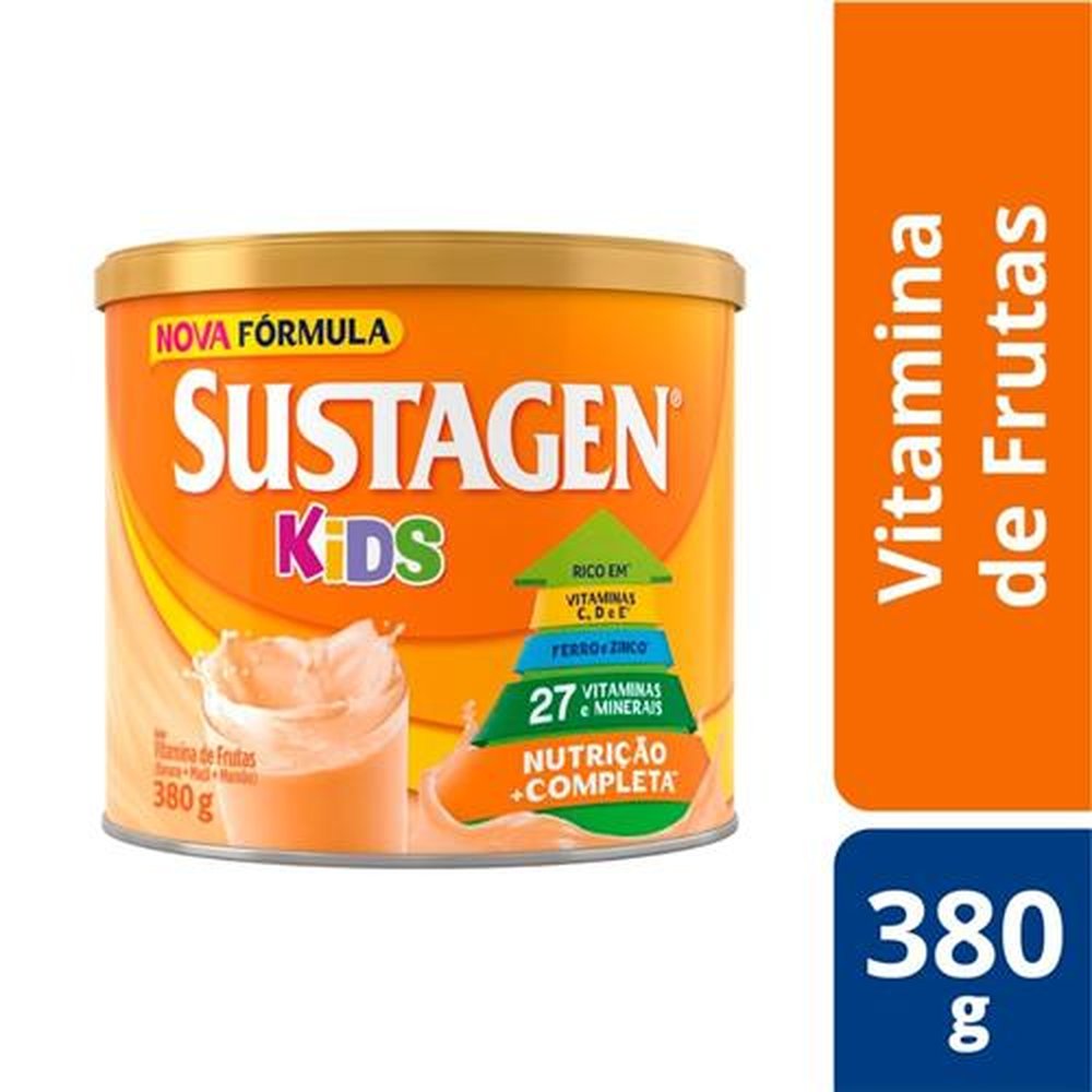 Complemento Alimentar Sustagen Kids Sabor Vitamina de Frutas 380g