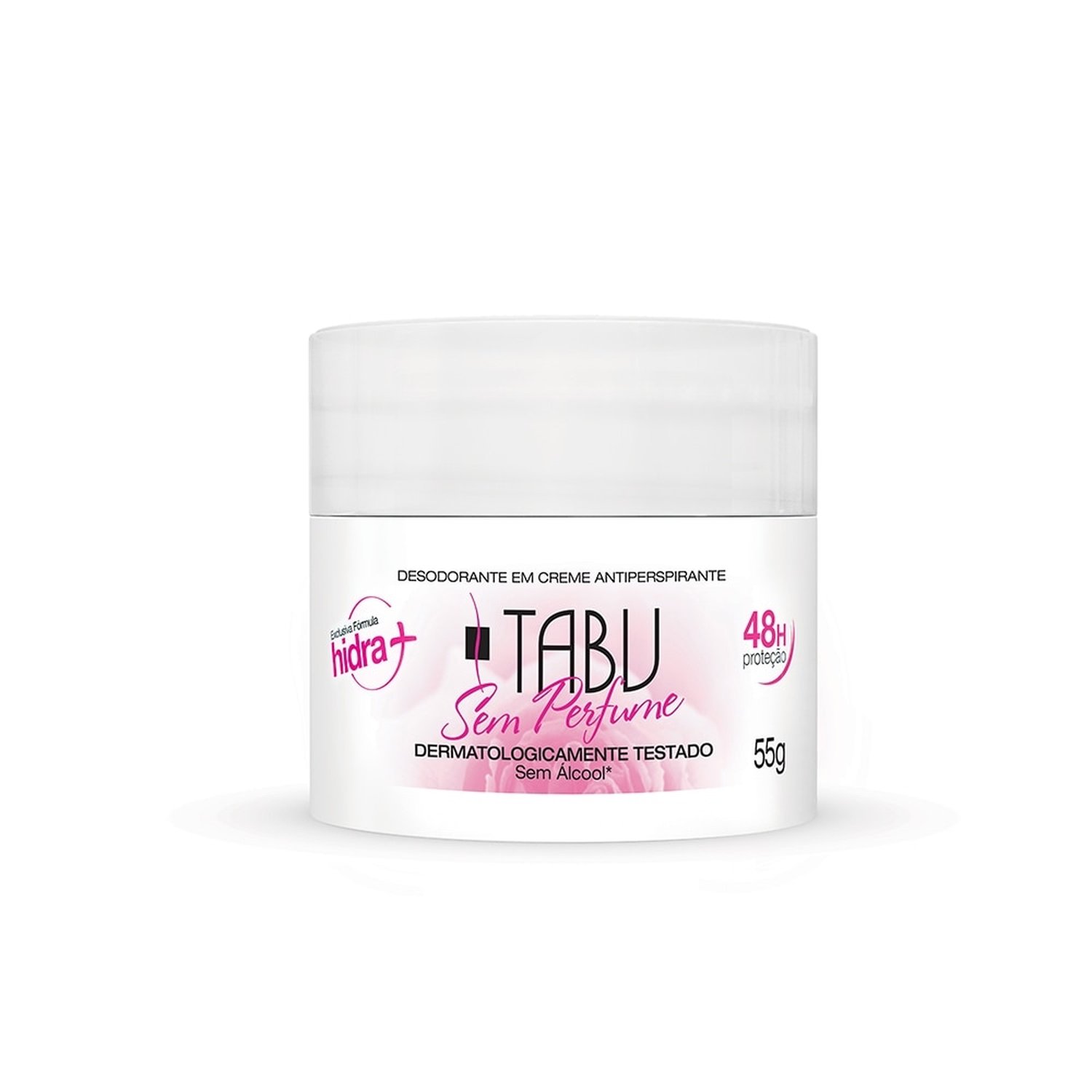 Desodorante Tabu Creme Sem Perfume 55G