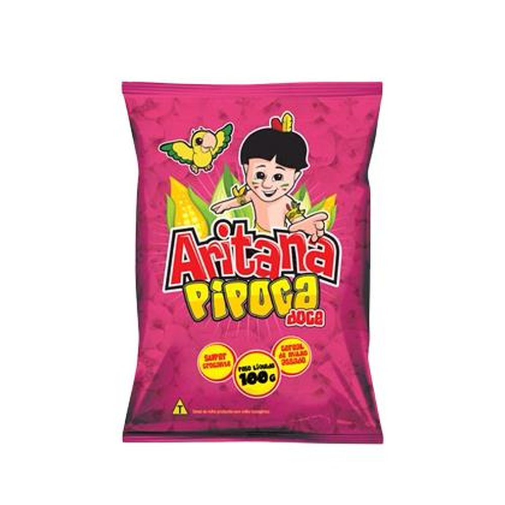 Pipoca Doce Aritana 10X100G