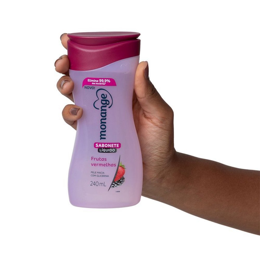 Sabonete Líquido Monange Frutas Vermelhas 240ml