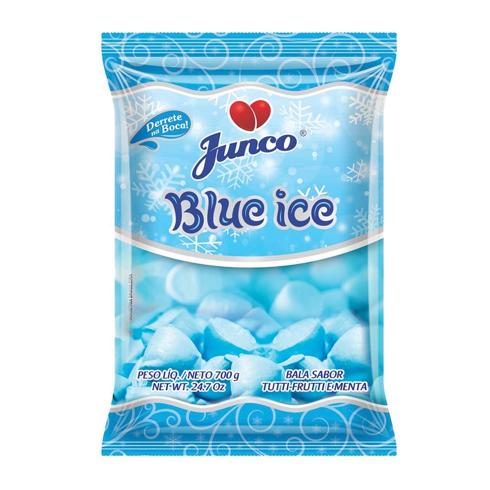 Bala de Coco para Aniversário sabor Blue Ice Junco 700g