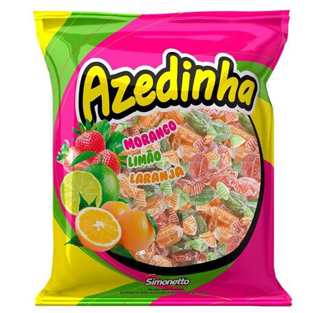 Bala Azedinha 175g - Caixa Com 40 Pacotes