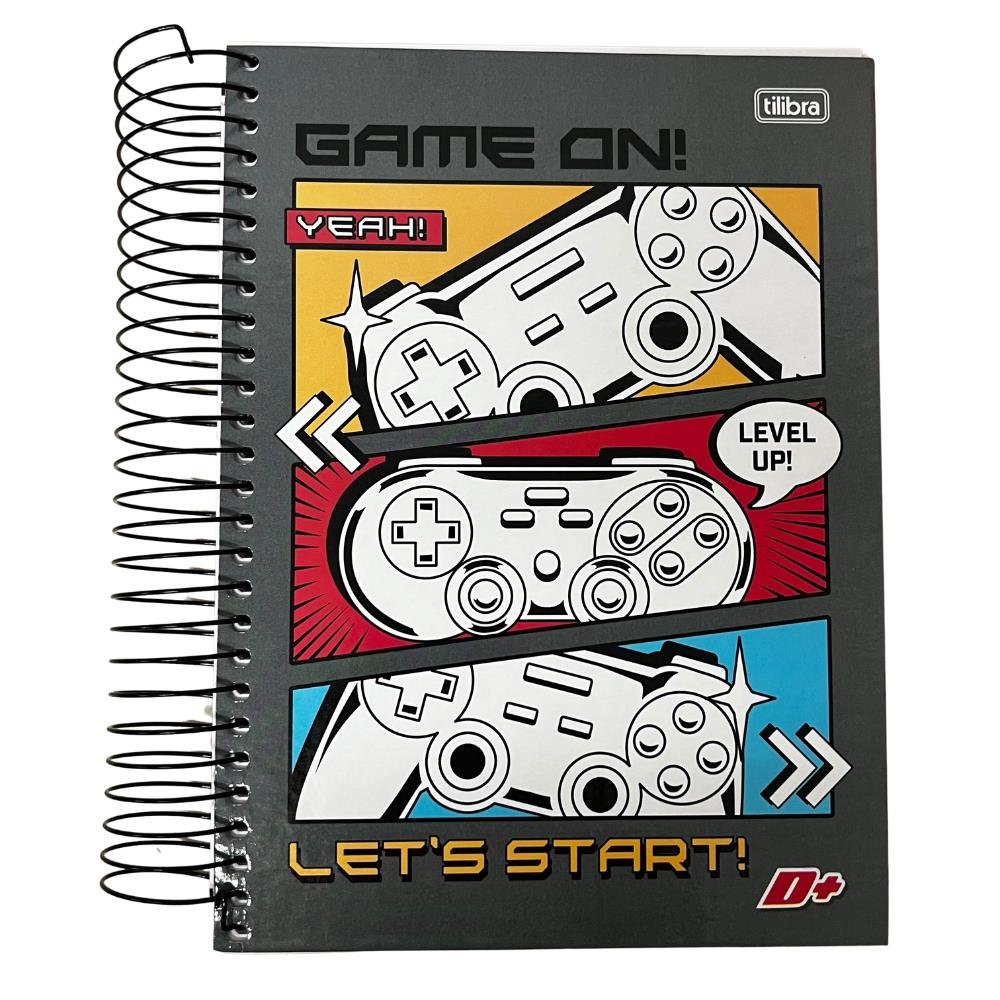 Caderno Universitário Tilibra D+ 20 Materias Masculino 400 Folhas - Capas Sortidas