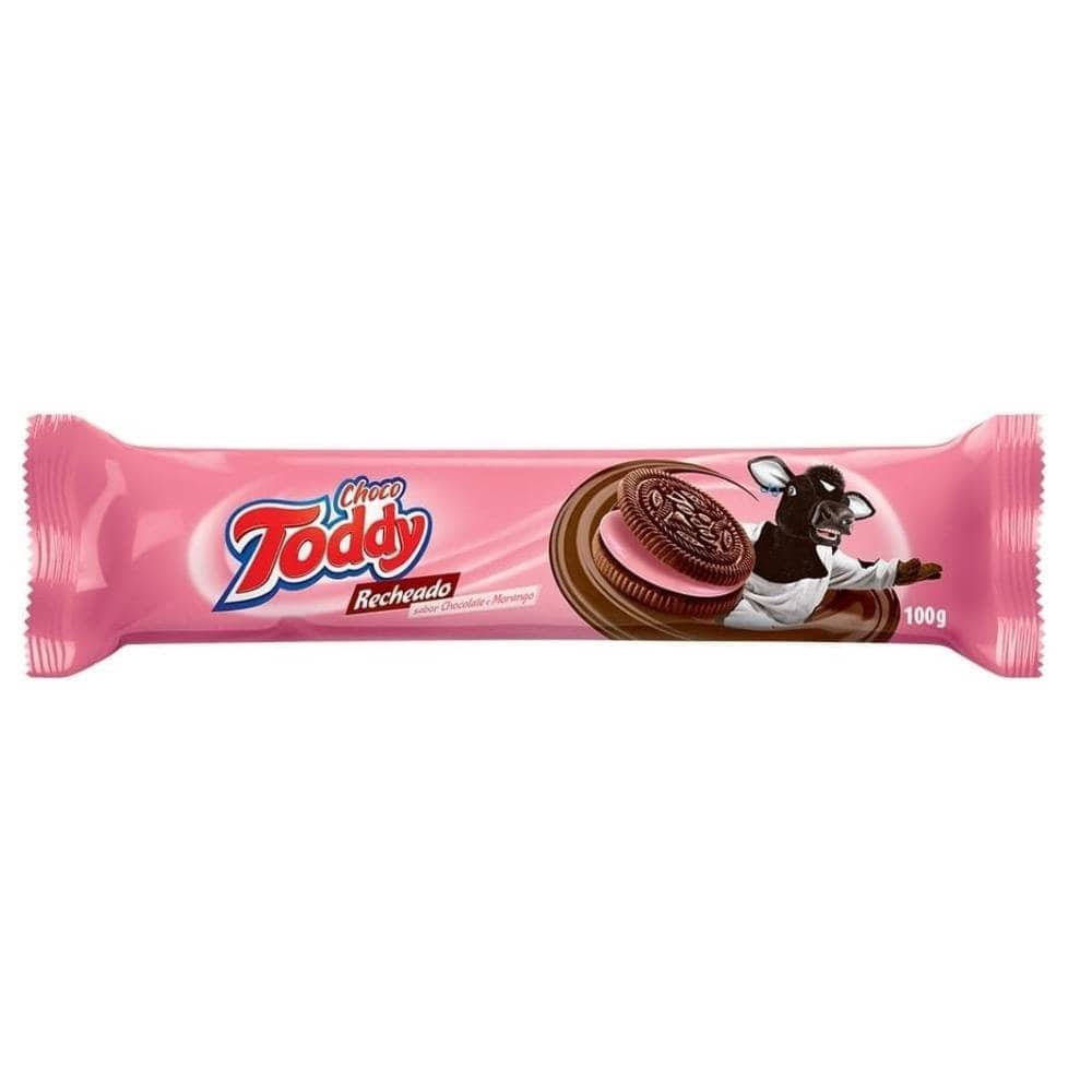 Biscoito Toddy Recheado Morango 100g