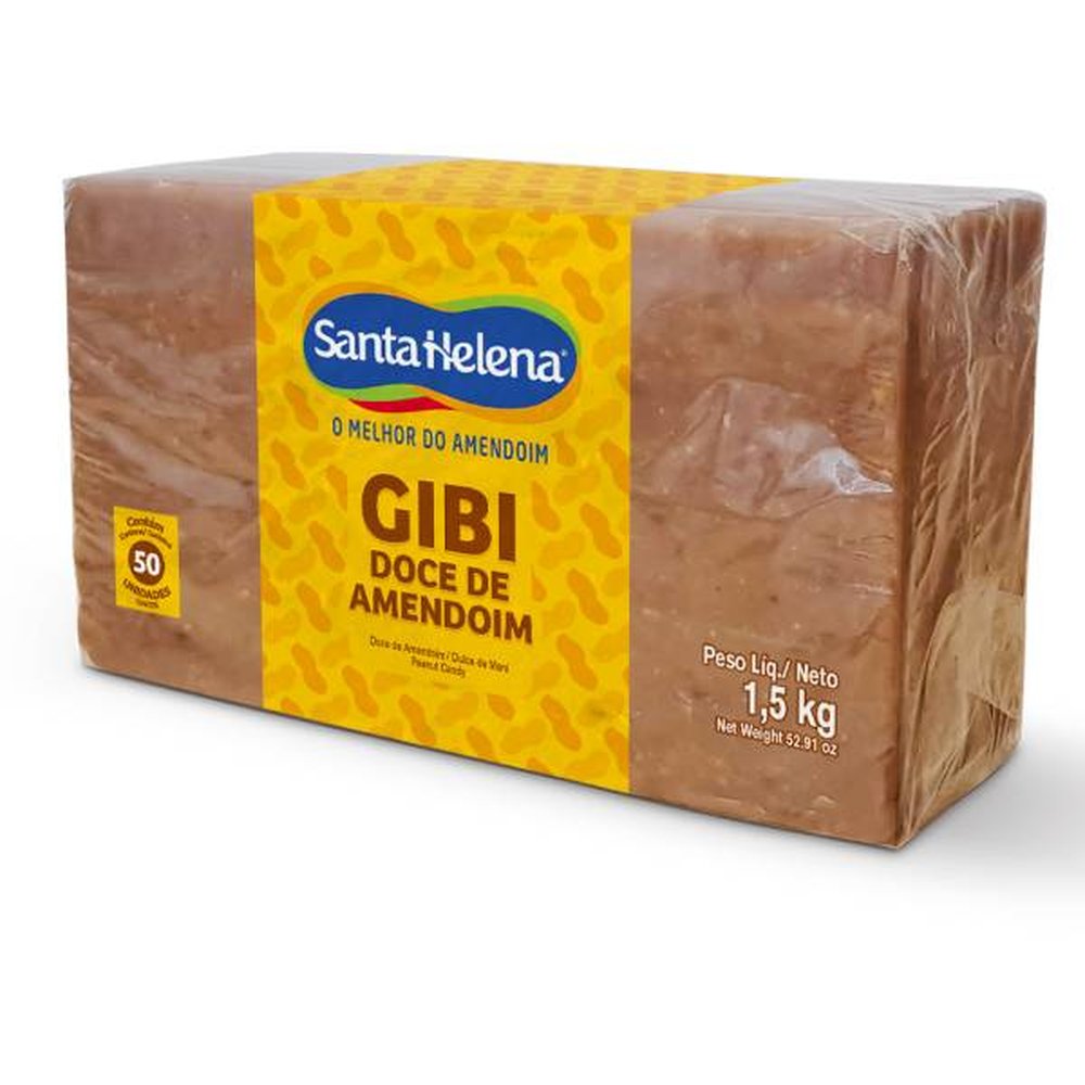 Doce De Amendoim Gibi 1,5Kg