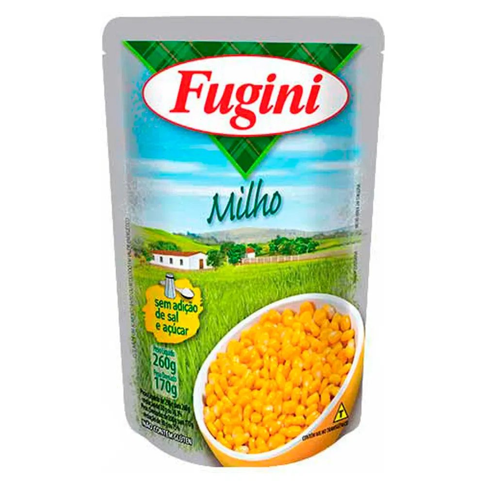 Milho Verde Conserva Fugini Sache 170G