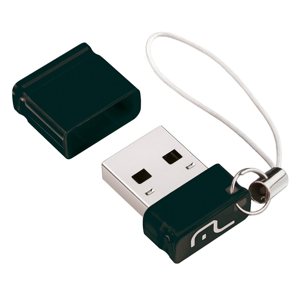 Pen Drive Multilaser PD054 Nano Preto 16G