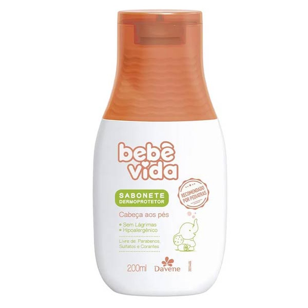 Sabonete Liquido Dermoprotetor Bebe Vida Tradicional 200ml