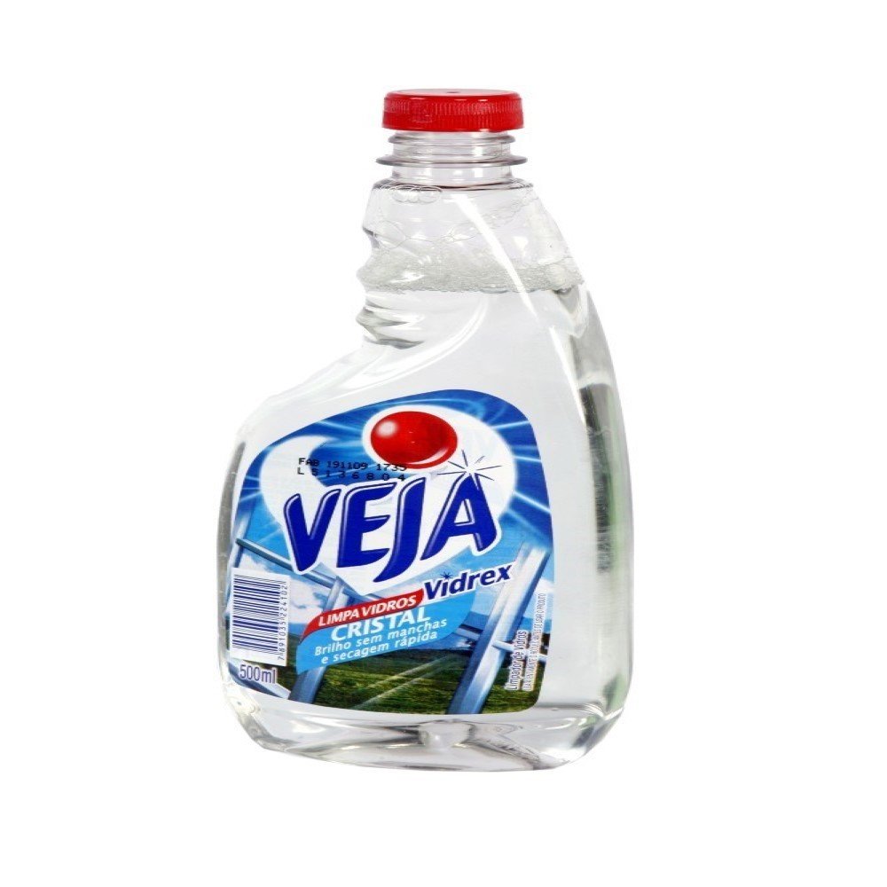 Limpa Vidros Veja Sem Gatilho Vidrex Cristal 500ml