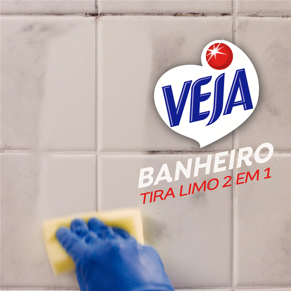 Veja Banheiro X14 Tira Limo Gatilho 500ML 30%Off-Unidade/1