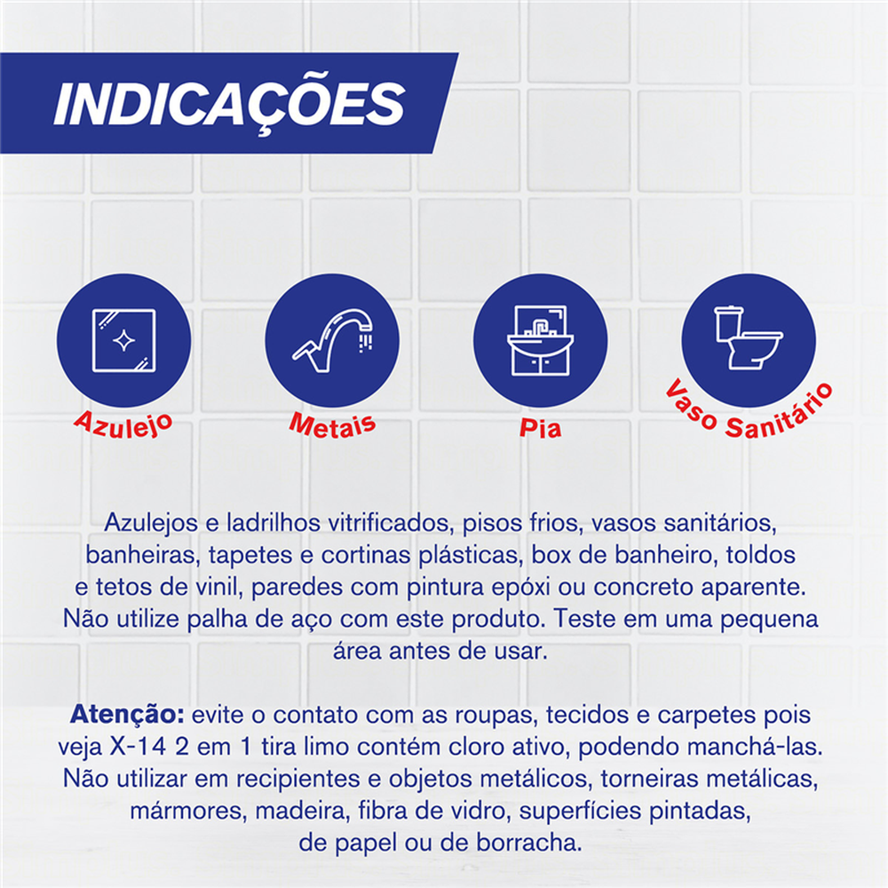 Veja Banheiro X14 Tira Limo Gatilho 500ML 30%Off-Unidade/1