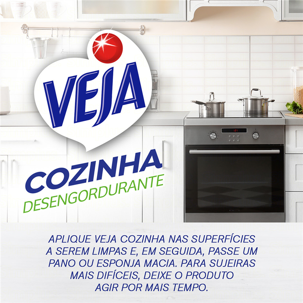 Veja Cozinha Desengordurante Limao Gatilho 500ML 30%Off-Unidade/1